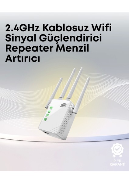 Yüksek Hızlı Parazit Önleyici Wifi Repeater Router