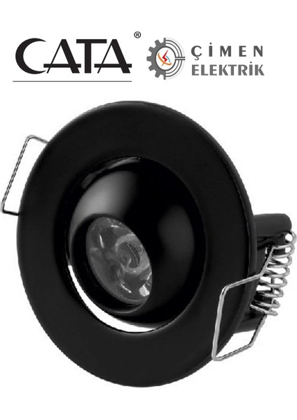 Cata Ct 5268 1.5W Siyah Kasa LED Spot 3200K Gün Işığı fiyatları