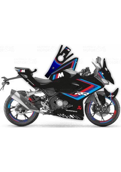 Rks Srk 125 R M Power Carbon Design Sticker Set
