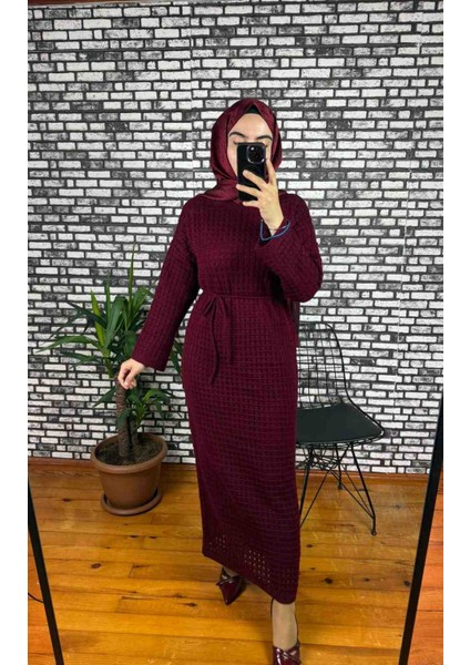 Triko Içlikli Iç Göstermez Elbise