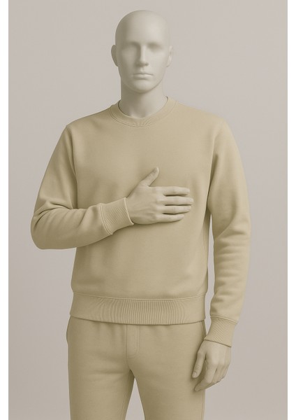 Oversize Double Face Sweatshirt Rahat Kalıp, Alerji Yapmayan Kumaş, Şık ve Konforlu modelleri