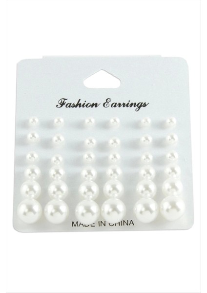 Kartlı Inci Küpe 30 Adet