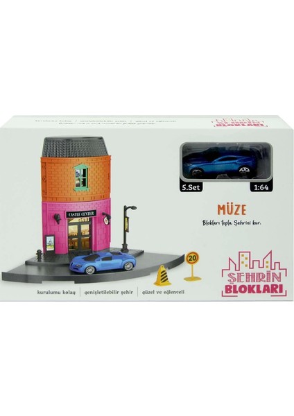 Şehrin Blokları Yapboz Müze Seti - 768-5BR fırsatları