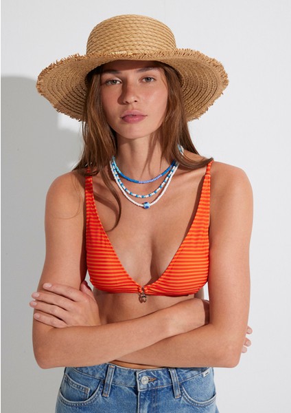 Kahverengi Hasır Şapka 1912320-70185