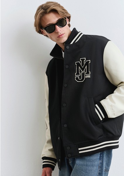 Mavi Baskılı Kolej Ceket 0110326-900