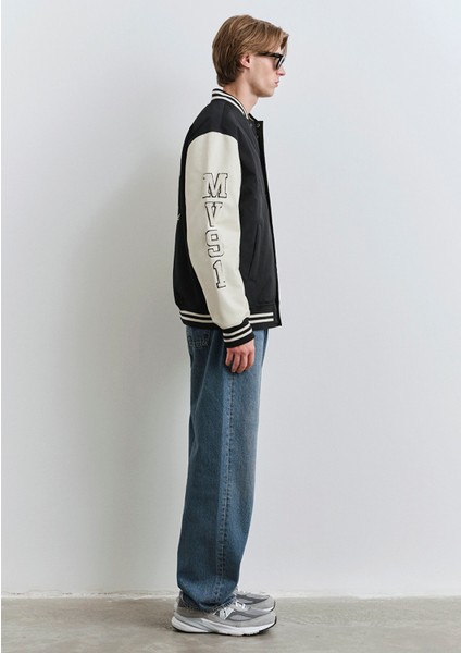 Mavi Baskılı Kolej Ceket 0110326-900