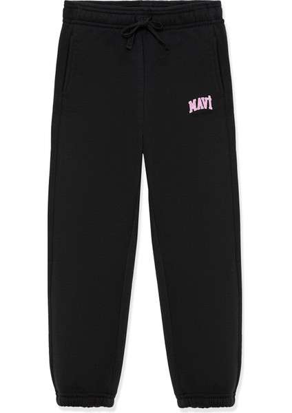 Mavi Logo Baskılı Antrasit Eşofman Altı 7010000-70087