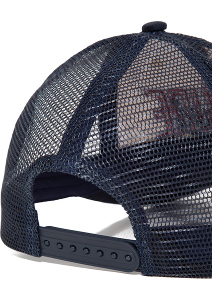 Mavi Logo Baskılı Beyaz Şapka 0911272-70069