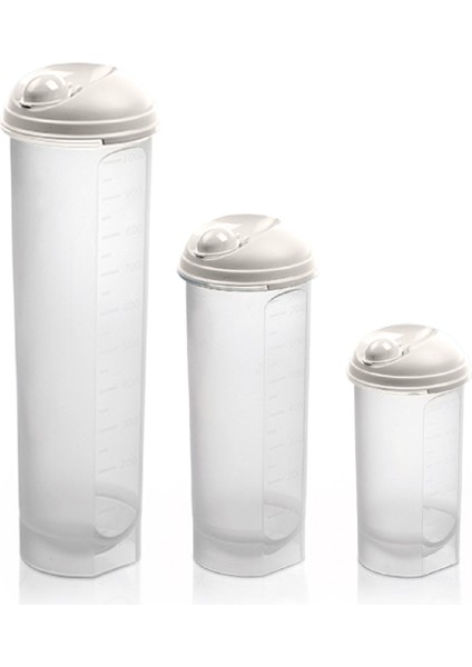 3' Lü Yağdanlık - Ölçekli, Sızdırmaz Kapaklı Yağlık & Sirkelik Seti 1 Lt / 0,75 Lt / 0,50 Lt, Bpa Içermez modelleri