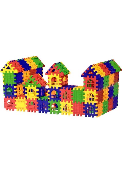 Puzzle City 3D Yapı ve Tasarım Blokları 128 Parça modelleri