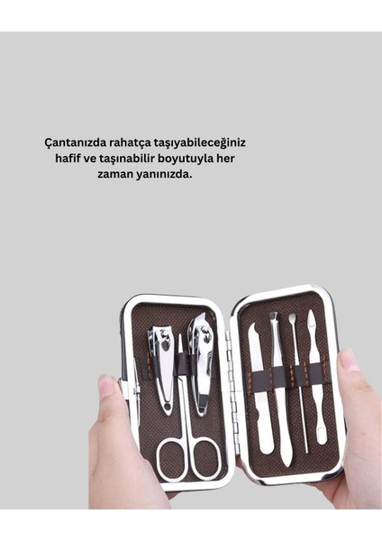 Paslanmaz Çelik Kişisel Bakım Seti – 7 Parça fiyatları