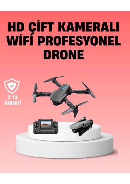 Wifi Fpv Canlı Görüntü Aktarımlı Katlanabilir Drone