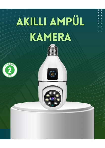 360 Derece Panoramik Wifi Kamera – Full Hd Ev Güvenlik Sistemi