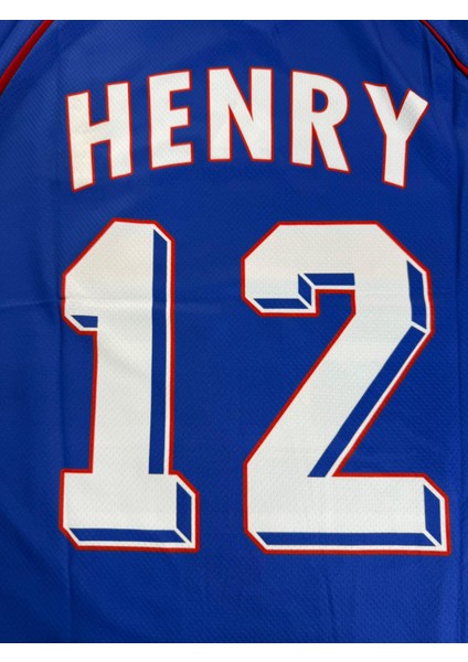 Retro Henry 12 Fransa 98 Oversize Battal Forması fiyatları