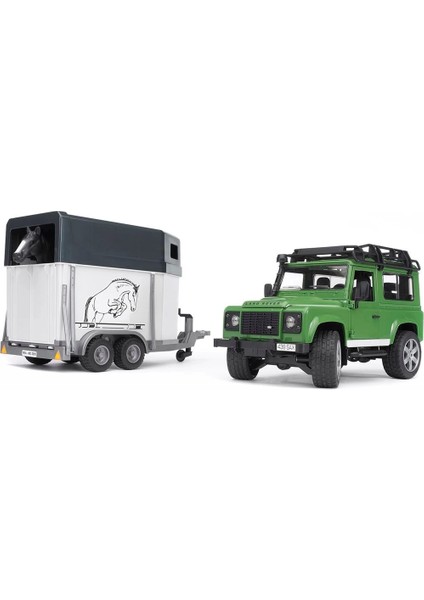 Bruder Land Rover Arazi Aracı ve At Nakil Aracı BR02592 fırsatları