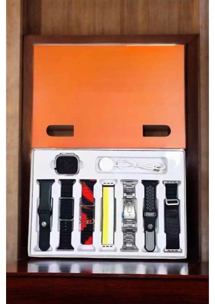 Akıllı Saat 7 Kordonlu Bildirim Görebilen Metal Kordon Gps Özelliği indirimleri