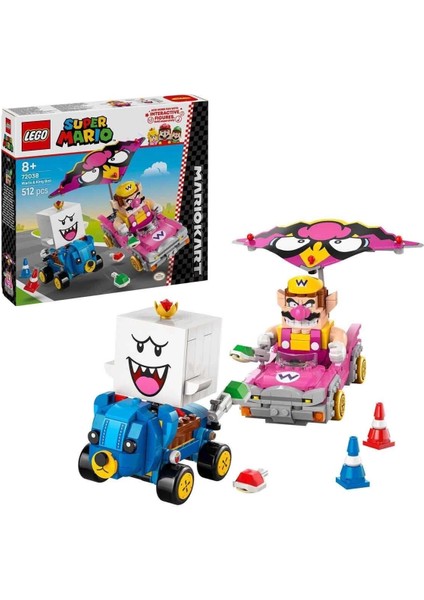 72038 LEGO Super Mario - Wario ve King Boo 512 Parça +8 Yaş
