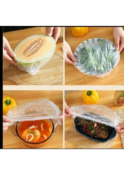 Gıda Taze Tutucu Şeffaf Tabak Kılıfları Çok Amaçlı,z Mutfak Streç Film Yiyecek Kapakları 20 Adet fiyatları