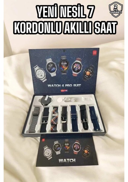 Yeni Nesil Akıllı Saat 2024 Model Uyku ve Sağlık Takibi Bluetooth Bağlantılı