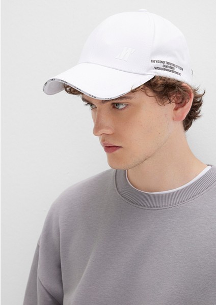 Mavi Pro Logo Detaylı Beyaz Şapka 0911518-620