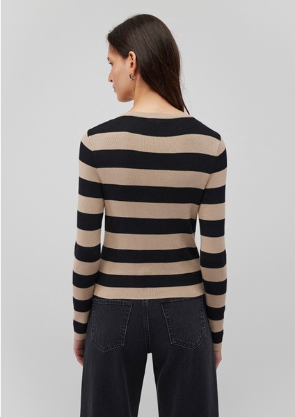 V Yaka Çizgili Kazak 1710544-88084