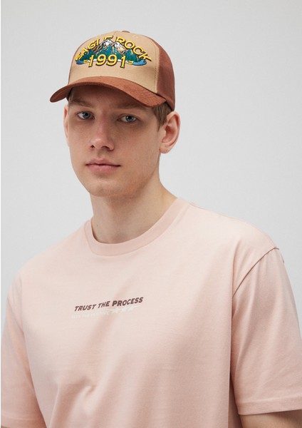 Baskılı Kahverengi Şapka 0911514-70202