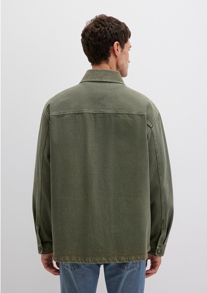 Cep Detaylı Haki Ceket 0110510-71581