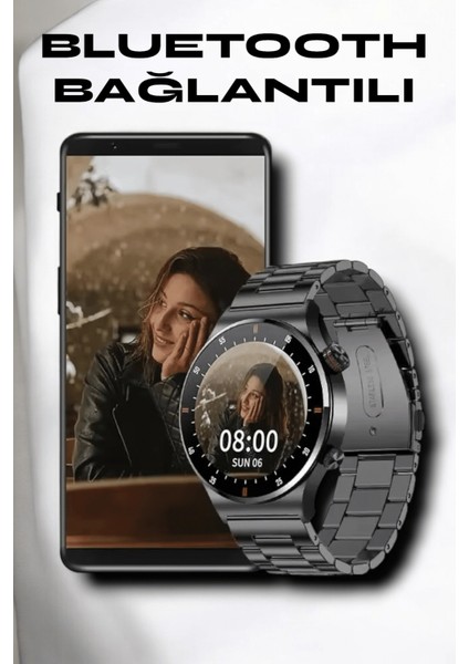Nfc ve Kablosuz Şarjlı Akıllı Saat Ekg, Nabız & Spor Modları ile Ios ve Android Uyumlu fiyatları