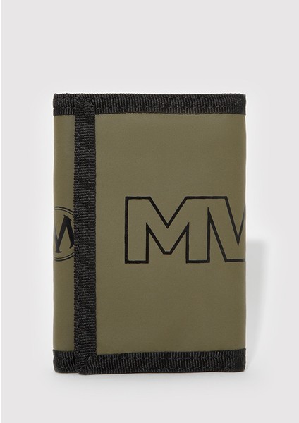 MVJNS Logo Baskılı Haki Cüzdan 0911627-70194
