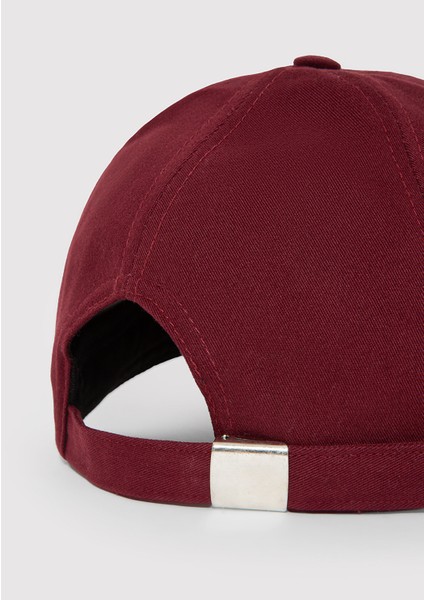 M Logo Detaylı Bordo Şapka 1912255-82051