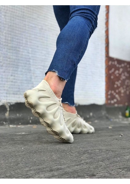 Bej Triko Sargı Taban Casual Erkek Ayakkabı modelleri