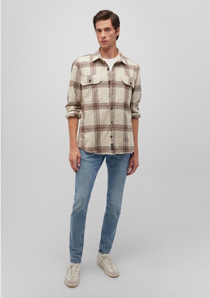 Kareli Kahverengi Gömlek 0211275-88671