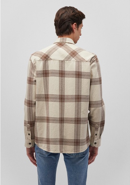 Kareli Kahverengi Gömlek 0211275-88671