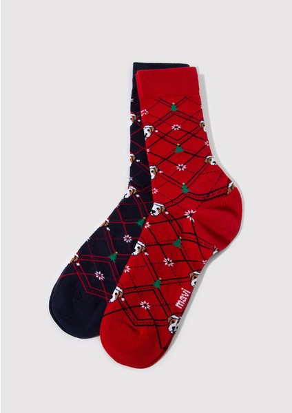 Yılbaşı Temalı Kırmızı Çorap 0911770-70463 fırsatları