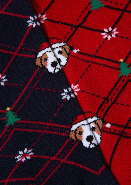 Yılbaşı Temalı Kırmızı Çorap 0911770-70463 indirimleri