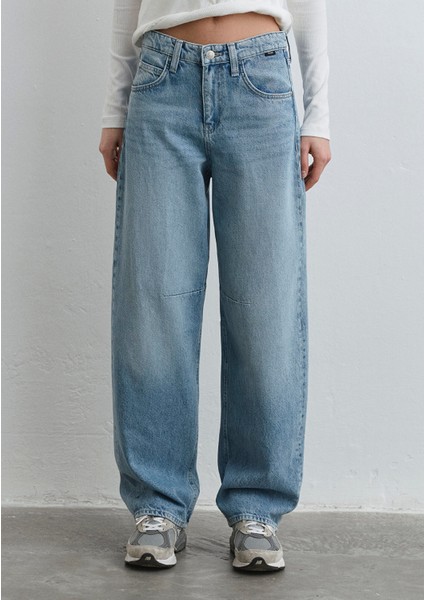 Lisa 90lar Tokalı İndigo Mavisi Jean Pantolon 1010938-89253