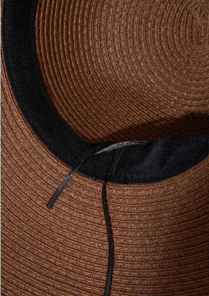 Kahverengi Hasır Şapka 1912995-27142