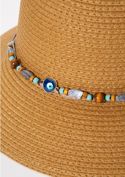 Kahverengi Hasır Şapka 1912996-70202