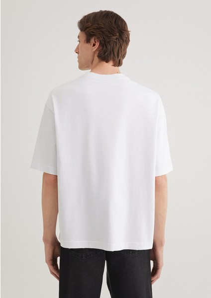 Beyaz Basic Tişört 0612489-620