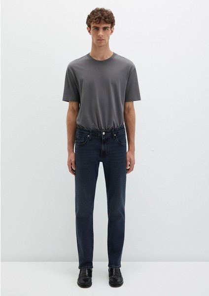 London Classic Denim Koyu Mürekkep Mavisi Jean Pantolon 0010172-89274