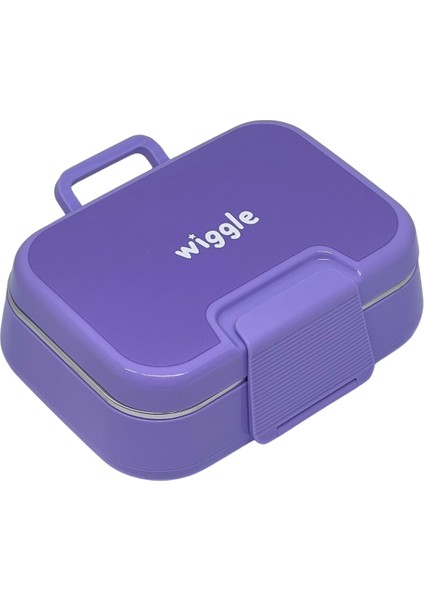 Wiggle Çelik Beslenme Kutusu Lila 3488