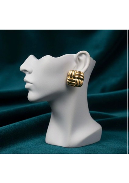 Maxi Işıltı Gösterişli Dokunuş Küpe