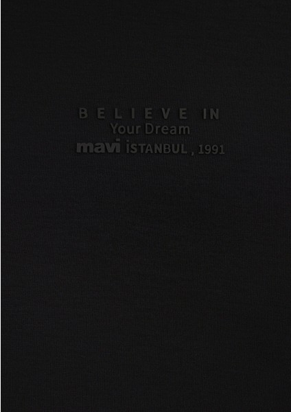 Uzun Kollu Siyah Tişört 1612908-900