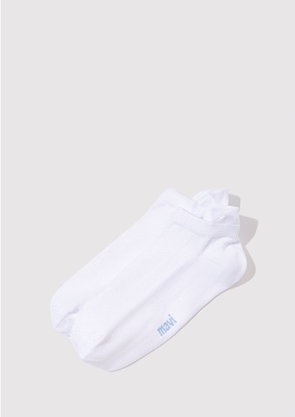 Kurdele Nakışlı Beyaz Patik Çorap 1913164-620 fırsatları