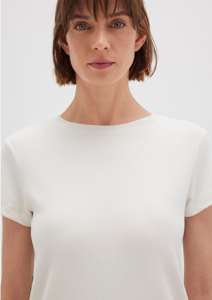 Beyaz Basic Tişört 1612904-80194