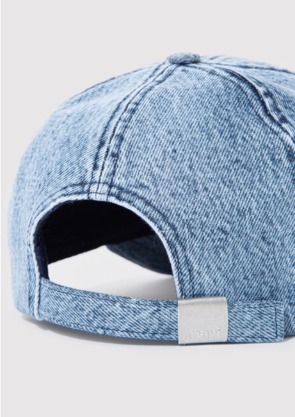 M Nakışlı Denim Şapka 1913304-84596