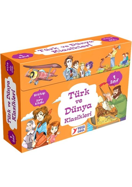 4. Sınıflar Için Türk ve Dünya Klasikleri (10 Kitap)