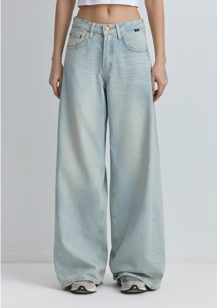 Miami Iconic Puslu Açık Mavi Jean Pantolon 1010727-89942