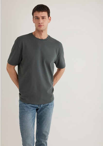 Mavi Black Yeşil Basic Tişört 0612731-71598