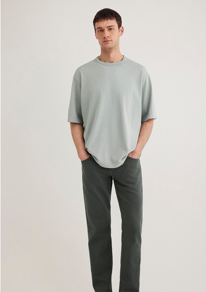 Yeşil Basic Tişört 0612595-70148